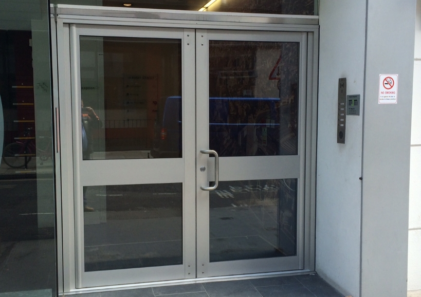 Aluminium single door